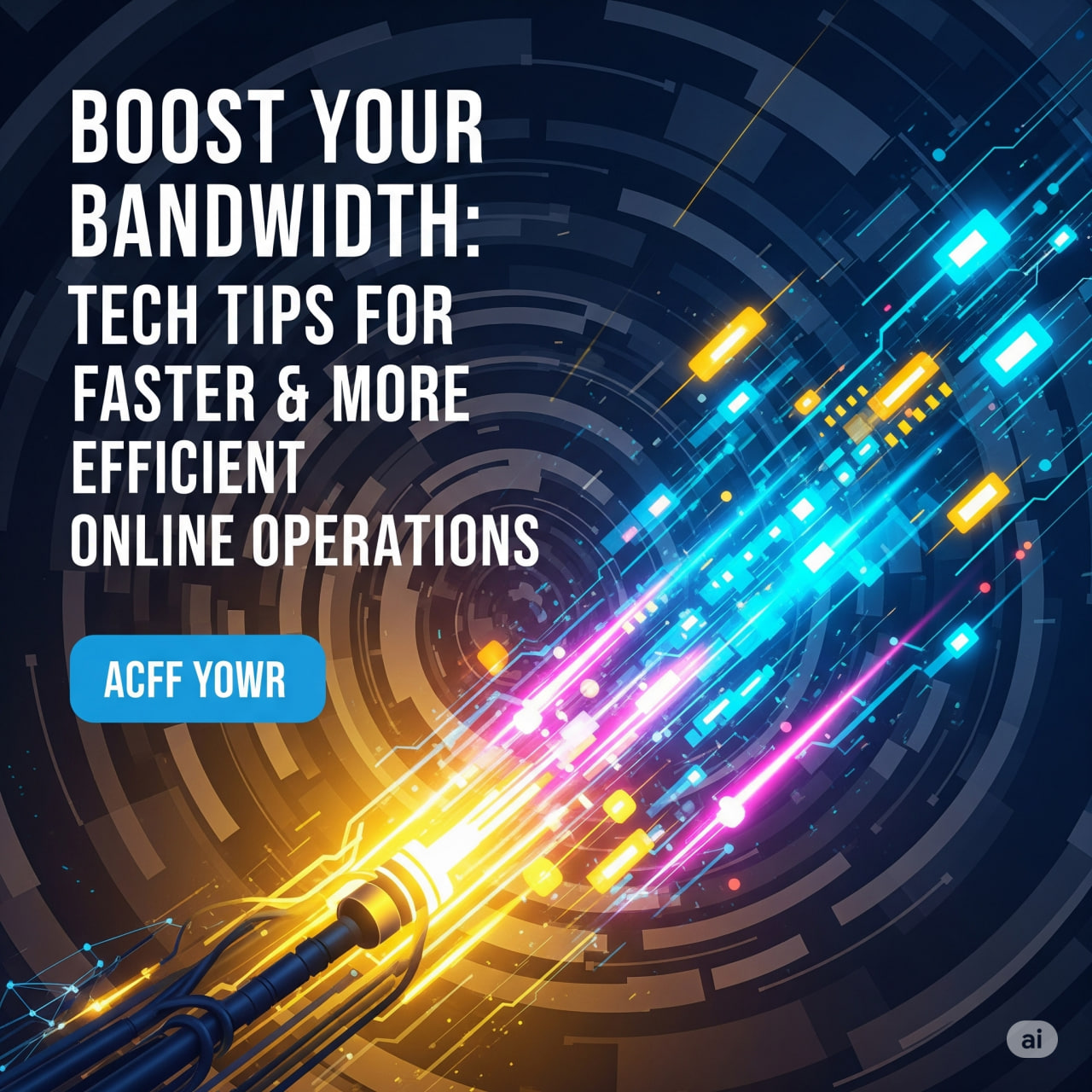 Boost Your Bandwidth: Tech Tips for Faster & More Efficient Online Operations